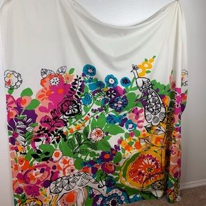 Anthropologie Floral Shower Curtain